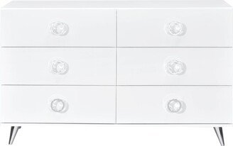 Perse Dresser in White Finish