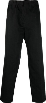 Straight-Leg Cotton Trousers-AO