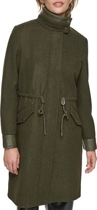 Chesme Wool Blend Anorak Coat