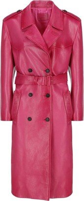 Double-Breasted Belted Coat-AV