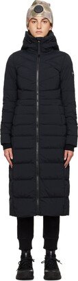 Black 'Black Label' Clair Long Down Coat