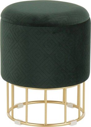 Canary Contemporary Glam Ottoman