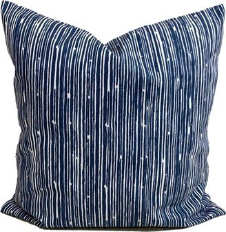 Blue Pillow Cover, Throw Covers, Stripe Covers For Pillow, All