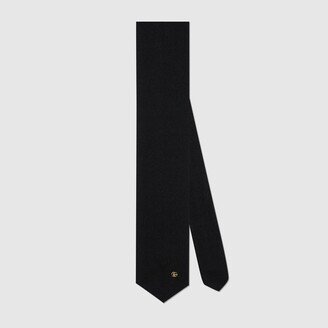 Double G wool knit tie