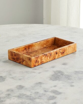 Burl Veneer Trinket Tray