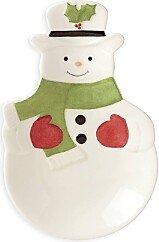 Hosting The Holidays Snowman Spoon Rest