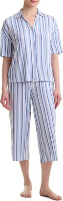 Capri Striped Two-Piece Pajama Set