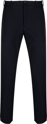 Straight-Leg Tailored Trousers-FL