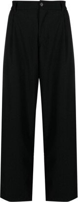 Family First Straight-Leg Box-Pleat Trousers