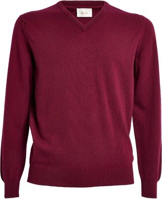 Cashmere V-Neck Sweater-AB