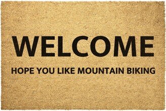 Mountain Biking Doormat Outdoor Rug Coir Door Mat Hope You Like Decor Housewarming Home Summer Winter Christmas House Gift