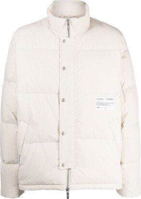 Logo-Patch Down Puffer Jacket-AA