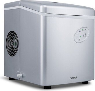 Countertop Ice Maker, 28 lbs. of Ice a Day, 3 Ice Sizes, BPA-Free Parts, in Silver