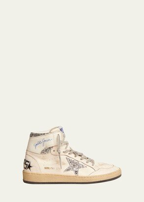 Sky Star Leather High-Top Sneakers-AA