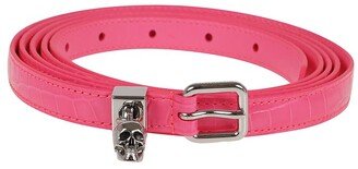 Skull Charm Buckle Belt