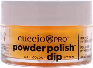 Pro Powder Polish Nail Colour Dip System - Neon Tangerine by Cuccio Colour for Women - 0.5 oz Nail Powder