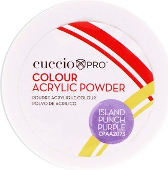 Colour Acrylic Powder - Island Punch Purple by Cuccio PRO for Women - 1.6 oz Acrylic Powder