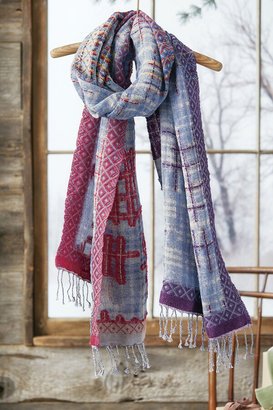 Women's Winter Wander Scarf - Dark Stormy Blue Multi