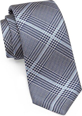 Glen Plaid Silk Tie