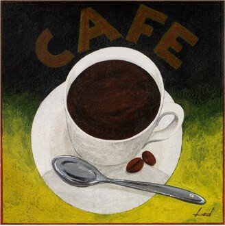 Pablo Esteban Cafe Beans Canvas Art - 15.5