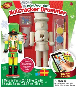 Style Me Up! Masterpieces Puzzles Works of Ahhh Nutcracker Drummer Wood Paint Kit