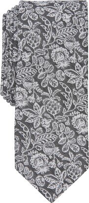 Men's Wiles Skinny Floral Tie, Created for Macy's