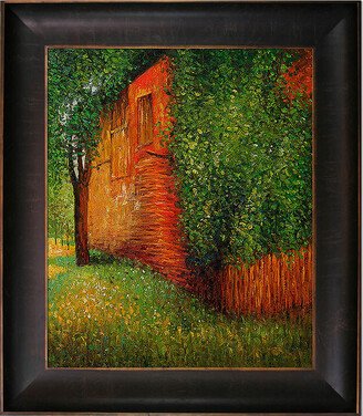 Overstock Art Hand-Painted Museum Masters Farmhouse At Kammer By Gustav Klimt