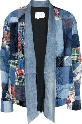 Patchwork-Design Denim Jacket-AA