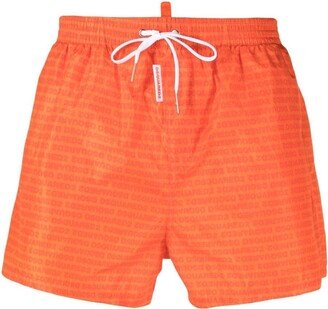 Logo-Print Swim Shorts-AS