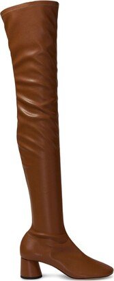 Ruched Over-The-Knee Boots-AA