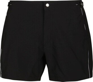 Straight Hem Swim Shorts