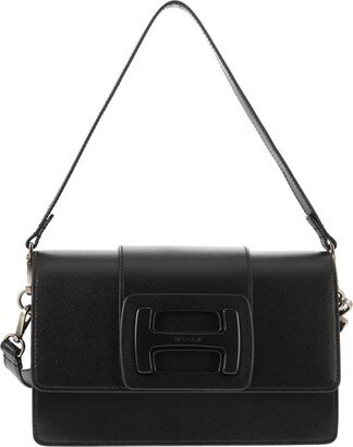 H-Bag Logo Plaque Crossbody Bag-AA