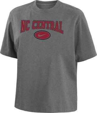 North Carolina Central Women's College Boxy T-Shirt in Grey