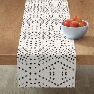 Table Runners: Boho Tile Table Runner, 90X16, Beige