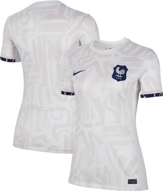 Women's White France Women's National Team 2023 Away Stadium Replica Jersey