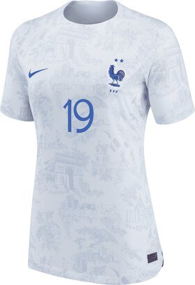 France National Team 2022/23 Stadium Away (Karim Benzema Women's Dri-FIT Soccer Jersey in White