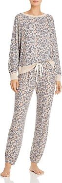 Star Seeker Pajama Set in Brown Natural Leopard