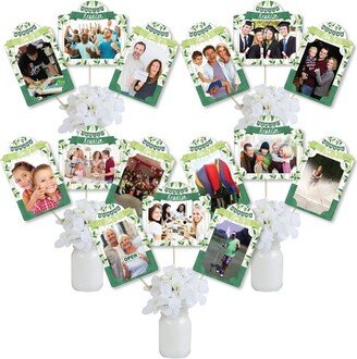 Big Dot of Happiness Family Tree Reunion - Family Gathering Party Picture Centerpiece Sticks - Photo Table Toppers - 15 Pieces