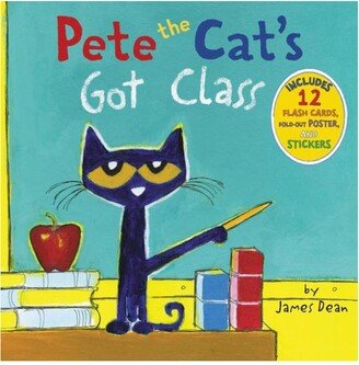 Barnes & Noble Pete The Cat's Got Class- Includes 12 Flash Cards, Fold-Out Poster, and Stickers! by James Dean