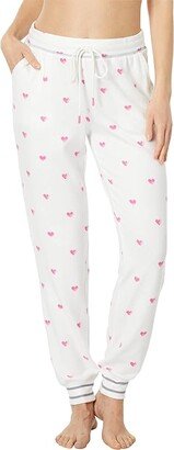 Bright Stars Brave Hearts Joggers (Ivory) Women's Pajama