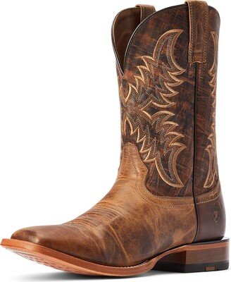 Mens Point Ryder Western Boot Dry Creek Tan/Burnt Brown 7