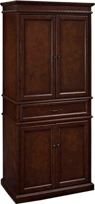 Parsons Pantry Storage Wood/Mahogany