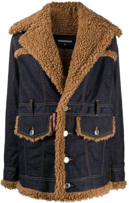 Denim Shearling Jacket