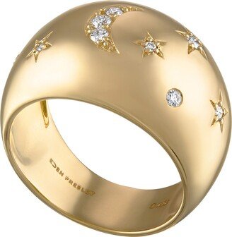 EDEN PRESLEY Large Celeste Dome Ring