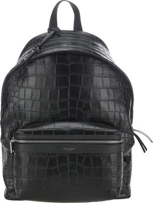 City Embossed Backpack