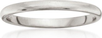 Women's 2mm 14kt White Gold Wedding Ring