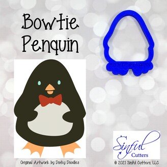 Bowtie Penguin - Christmas Cookie Cutter/Fondant Clay