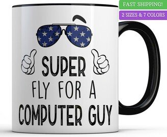 Funny Gift For Computer Science Student, Best Pc Repairman, Techy Geek Squad Employee Mug, Programmer Birthday Christmas Gifts Men