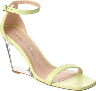 Nudistlucite 85 Leather Wedge Sandal-AB