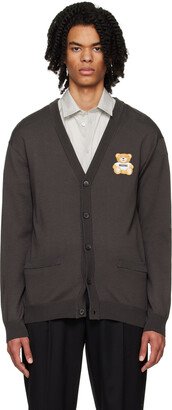 Gray Teddy Bear Cardigan